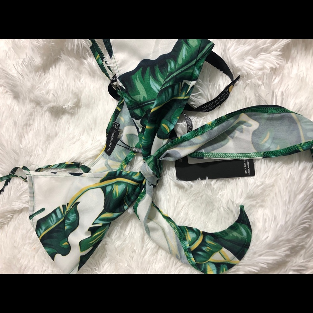 Floral tie top